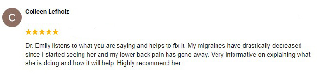 Chiropractic Chesterfield MO Colleen Testimonial Chiropractic Chesterfield MO Colleen Testimonial
