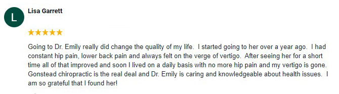 Chiropractic Chesterfield MO Lisa Testimonial