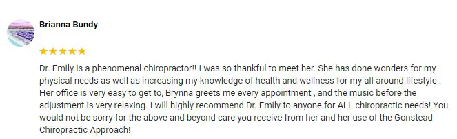 Chiropractic Chesterfield MO Brianna Testimonial