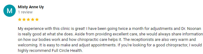 Chiropractic Chesterfield MO Misty Anne Uy Testimonial Chiropractic Chesterfield MO Misty Anne Uy Testimonial
