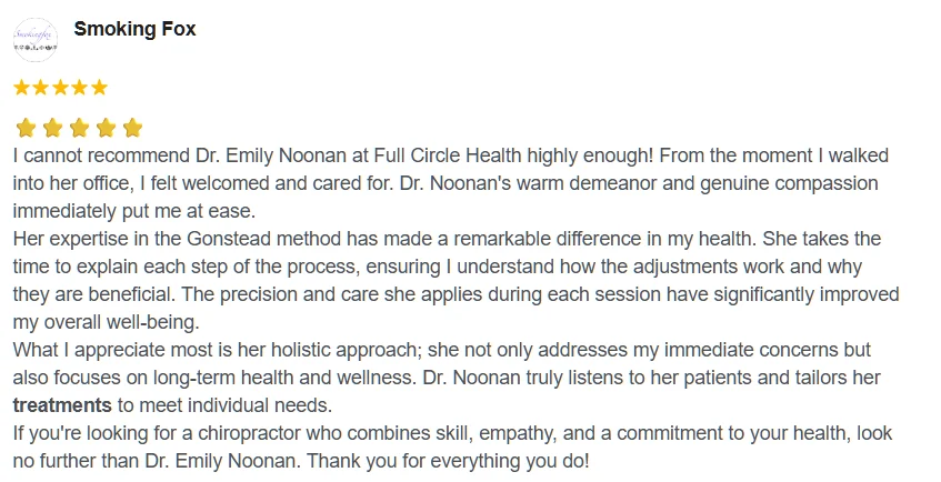 Chiropractic Chesterfield MO Smoking Fox Testimonial Chiropractic Chesterfield MO Smoking Fox Testimonial